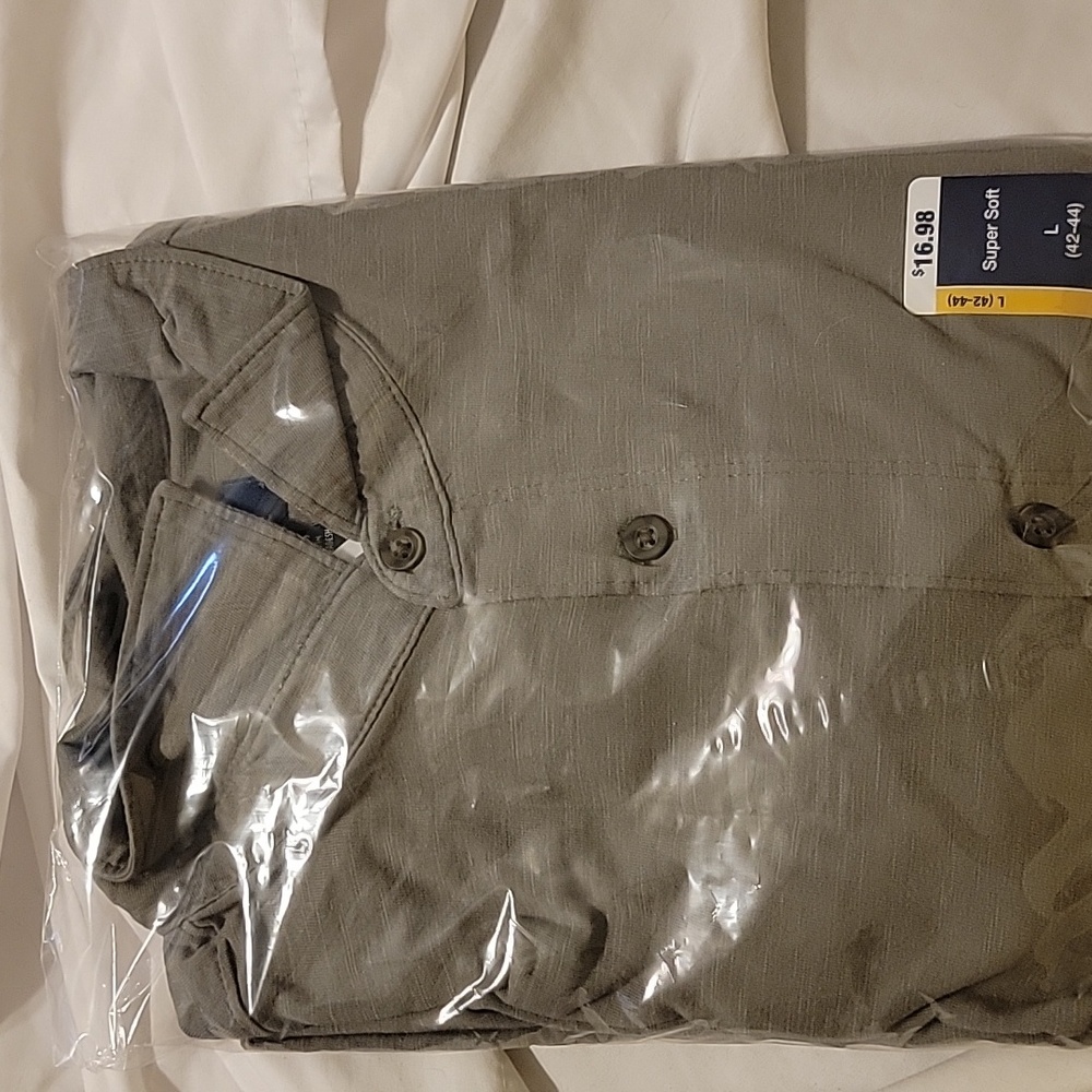 Ls knit button down Henley